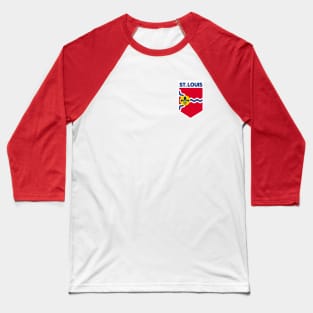 St. Louis City Flag Emblem Baseball T-Shirt